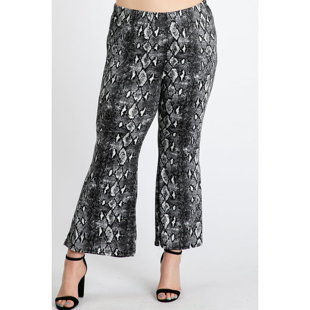 snakeskin bell bottoms