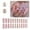 style1, variant on RAGUPEL 24Pcs Glue on Nails for Women,Diamond-Accented Nail Tips Square,Uncluttered Style Stick on Nails for Women,Long Nails for Daily Life,Gatherings and Photo Shoots,Style1
