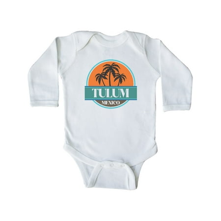 

Inktastic Tulum Mexico Vacation Gift Gift Baby Boy or Baby Girl Long Sleeve Bodysuit