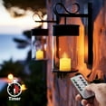 thumbnail image 5 of Homemory 400+ Hour Remote Control Candles, 2/4/6/8H Timer LED Votive Candles, Battery Operated Tea Lights in Warm White for Outdoor, Table, Halloween, Christmas (Batteries Included, 5 of 6