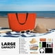 thumbnail image 5 of Fotbe Orange Bolsa de Viaje para Playa - Resistente al Agua, Bolsa Tote de Gran Capacidad y Ligera con 7 Bolsillos para Mujeres y Hombres, 5 of 7