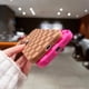 thumbnail image 4 of Yumupife Funda Compatible Con Iphone 16 Plus Lindo Diseño De Patrón De Cuadros Para Niñas Mujeres Silicona Suave Protectora A Prueba De Golpes Diseñado Para Iphone 16 Plus Funda-Marrón, 4 of 5