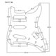 thumbnail image 4 of Mirror Guitar Pickguard 11 Holes SSS Guitar Scratch Plate with 11Pcs Pickguard Screws for Guitar Accessories B, 4 of 5