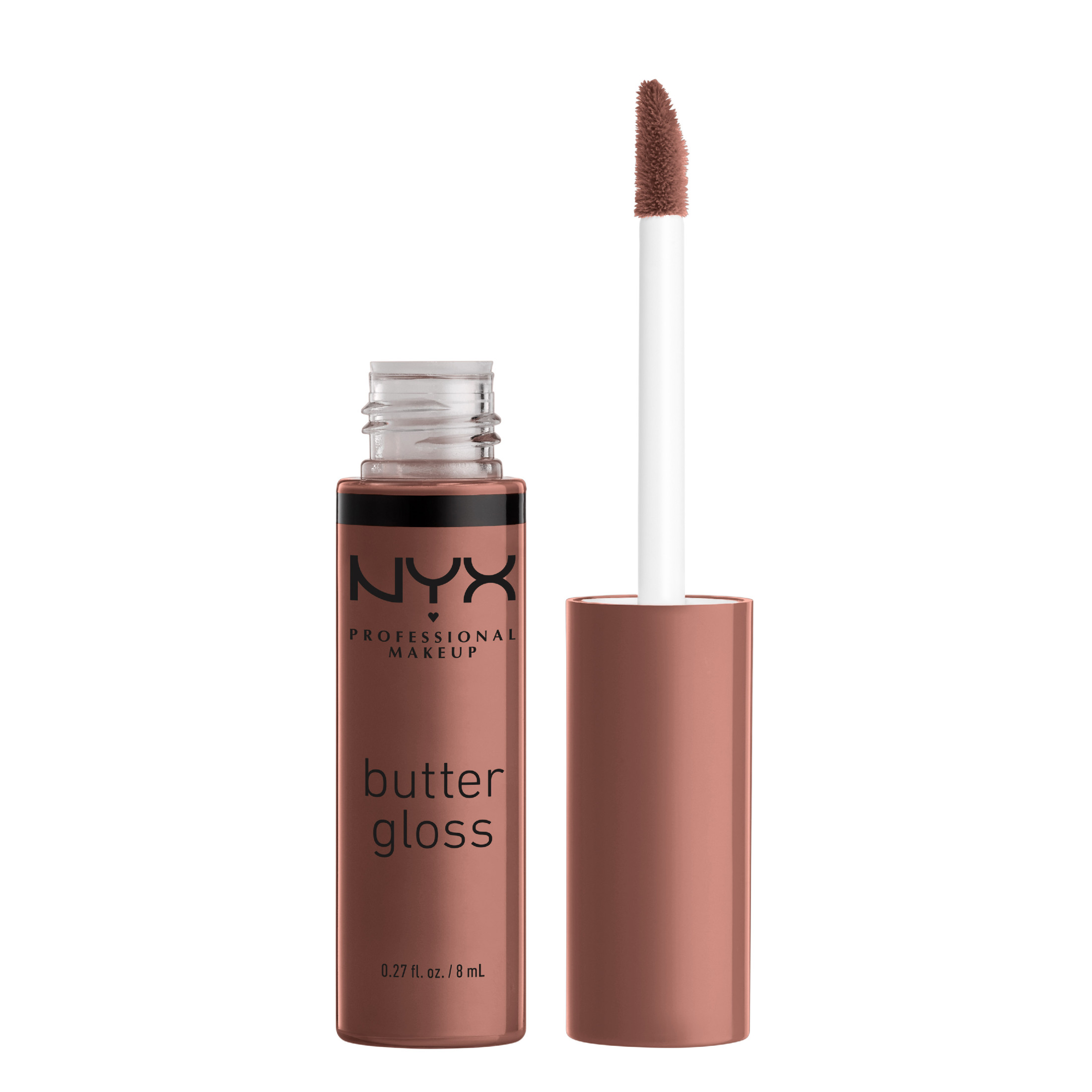 NYX Professional Makeup Butter Gloss, Non-Sticky Lip Gloss, Butterscotch, 0.27 oz