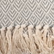 thumbnail image 2 of Manta de Tiro Diamante Gris Design Imports 50 x 60 100% algodón, 2 of 2