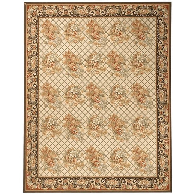 Due Process Stable Trading Tapis Lyon Ivoire & Charbon de Bois&44; 4 x 6 Pi.