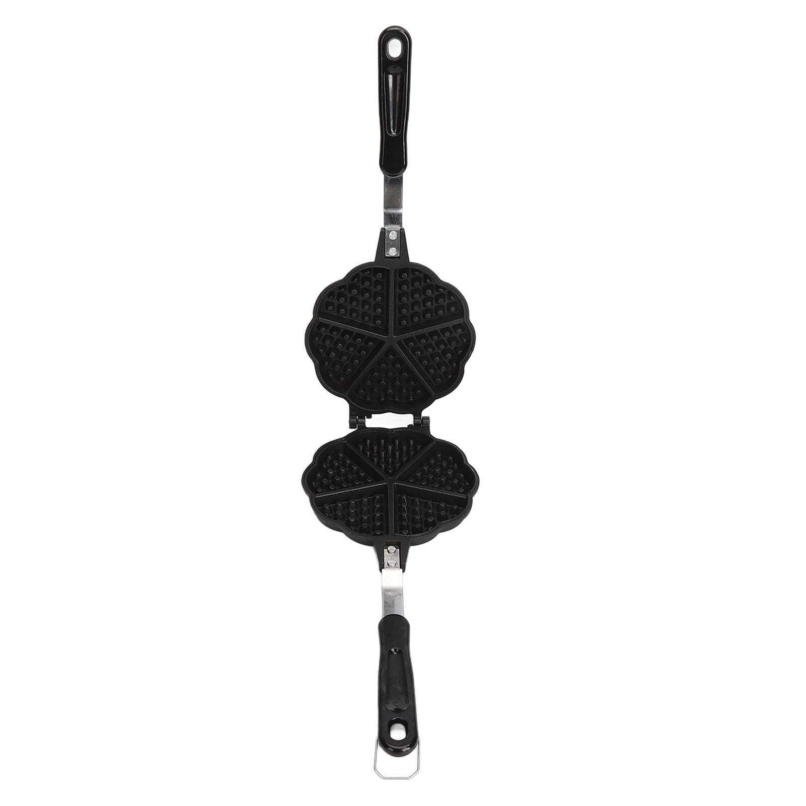 YAHHU 5.9in Portable Mini Waffle & Sandwich Maker – Aluminum Alloy, Non‑Stick, Easy‑Clean, Multi‑Functional Cooking Pan