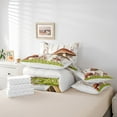 thumbnail image 4 of Erosebridal Mushroom Bedding Sets Queen Size, Spring Plants Bed Set, Microfiber 7pcs, 4 of 5