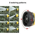 thumbnail image 3 of High Pressure Garden Hose Nozzle with 8 Spray Patterns and Soap Dispenser, for Car Washing, Plant Watering, Patio Cleaning, Easy Grip ABS Green, 3 of 6
