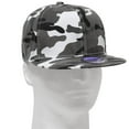 thumbnail image 6 of Falari Wholesale 12 Pack Snapback Hat Cap Hip Hop Style Flat Bill Blank Solid Color Adjustable Size Gray Camouflage, 6 of 6