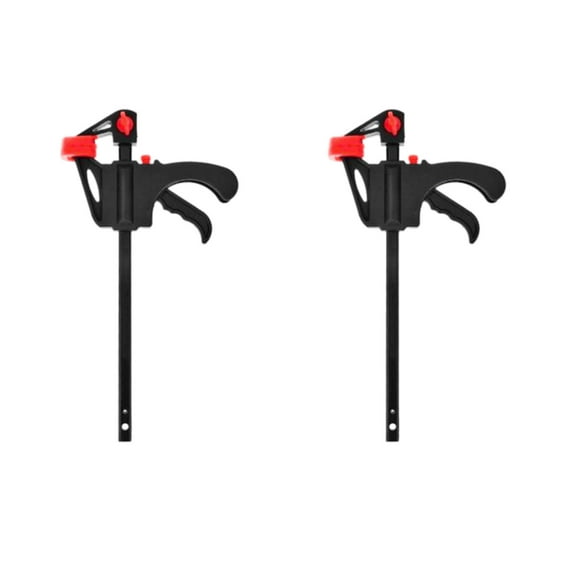 jovati 91Mm Wood Working Bar F Clamp Clamps Grip Ratchet Quick Release Fixed