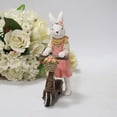 thumbnail image 3 of Adorno de conejito de Pascua, figura de conejo de mesa, adorable decoración para el hogar Rosa, 3 of 7