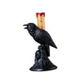 thumbnail image 1 of Luz de vela de Halloween, luz de candelabro de estatua de gótico, velas LED sin llama, lámpara de escritorio de para decoración de Naranja, 1 of 9
