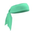 thumbnail image 1 of Bandeau de Sport Mode Réglable Bandeaux Anti-Transpiration Secs Multicolores Accessoires de Coiffure pour Tennis Basketball Vert Clair, 1 of 6