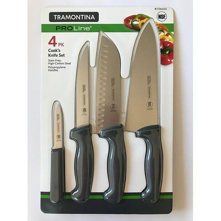 Tramontina 4 Pk Cook S Knife Set Of Chef Knives By Proline Departments