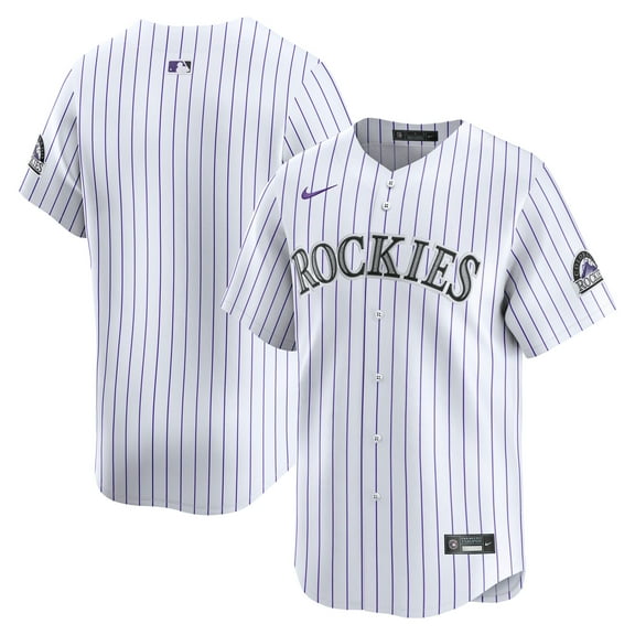 Youth Nike  White Colorado Rockies Home Limited Jersey