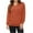 Orange, variant on Yievot Womens V-Neck Sweatshirt Pullover Long Sleeve Shirts Tunic Fall Tops Casual Lightweight Sweatshirts