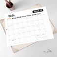 thumbnail image 4 of Large Desk Calendar 2026, Calendar with Desk Protecting Pad, 2026 Desk Calendar Large 22x17, Runs From January 2026 to June 2027, 18 Months, Big Desktop Calendar for Family Classroom and Office (, 4 of 6
