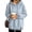 41# Blue, variant on Fluencers Picks Womens Clothes Fall Hoodies Pullover Plaid Layered Sweatshirt Casual Long Sleeve Drawstring Oversized Hoodie