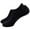 Black, variant on Adult Sports Socks Breathable Thickened Loops Towels Boat Shallow Cut Comfortable Athletic Casual Wear