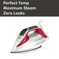 thumbnail image 4 of Reliable 270IR Velocity Anodized Aluminum Steam Irons, Red, 4 of 8