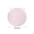 thumbnail image 2 of Woven Round Placemats with Thermal Insulation – Durable, Heat-Resistant Table Mats for Kitchen and Dining Room Settings, 2 of 5