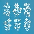 thumbnail image 4 of Spring Flower Metal Stencils Floral Vine Templates for Wall Canvas Painting and Bullet Journaling Crafts, 4 of 9
