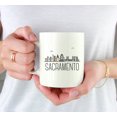 thumbnail image 3 of Koyal Wholesale Colorful City Skyline Graphic Ceramic Coffee Mug, Sacramento, 3 of 5
