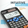 thumbnail image 2 of CATIGA SS-991EX Scientific Calculator with Advanced 550 Functions- Solar & Battery Powered, Multi-Function, High School & College Math, Trigonometry, Statistics, Algebra, Durable, Large Display, 2 of 7