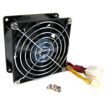 Vantec TD9238H 92mm x 92mm x 38mm Dual Ball-Bearing High-Speed Case Fan, Black