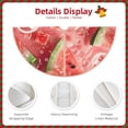 thumbnail image 3 of Lukts Refreshing Watermelon Slices Print Color Life Christmas Tree Skirt, Winter Holiday Tree Mat Decoration ,Can be Used as A Shawl-36", 3 of 6