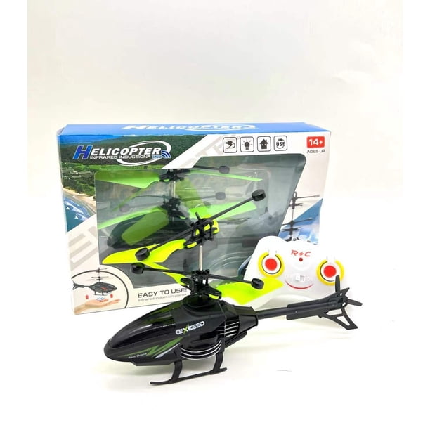 Mini Drone Recargable Por Inducción Infrarroja Control Remoto Helicóptero De Juguete Con Gao Jiahui unisex