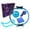 Blue, variant on Hearth & Gear ProPilates 6 Piece Fitness Set /yoga Ring/tension Band/stretch Band /25cm Yoga Family Yoga Training Set Portable Color B Mat Yoga Towel Yoga Belt 8 Ft Yoga with Props Clever Yoga Set in