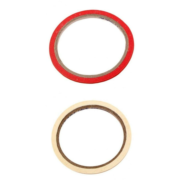 2 Uds 20 Piezas Cinta Drapeada de 3mm Cinta Adhesiva Forma de Autoadhesiva