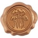 thumbnail image 1 of Paquete de 50 pegatinas de sello de cera adhesivas, pegatinas de sello de cera con forma de hongo, sellos de cera autoadhesivos, pegatinas de sello de cera para sobres, para invitaciones de boda,, 1 of 8