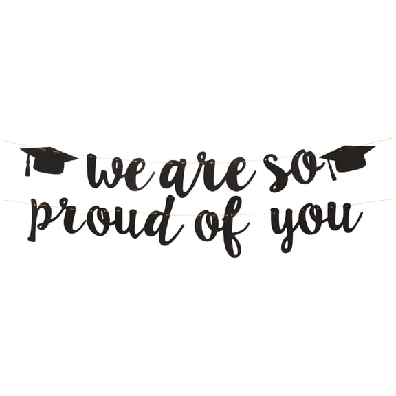 LAMIRO Graduation Banner Congrats Grad Party Supplies