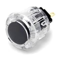 thumbnail image 1 of ZheElen LED Push Button Cool Small Rocker Buttons Multipurpose Fashionable Special Design Arcade Press Gaming Game Machine Arcades Transparent Black 24mm Blue Light, 1 of 8