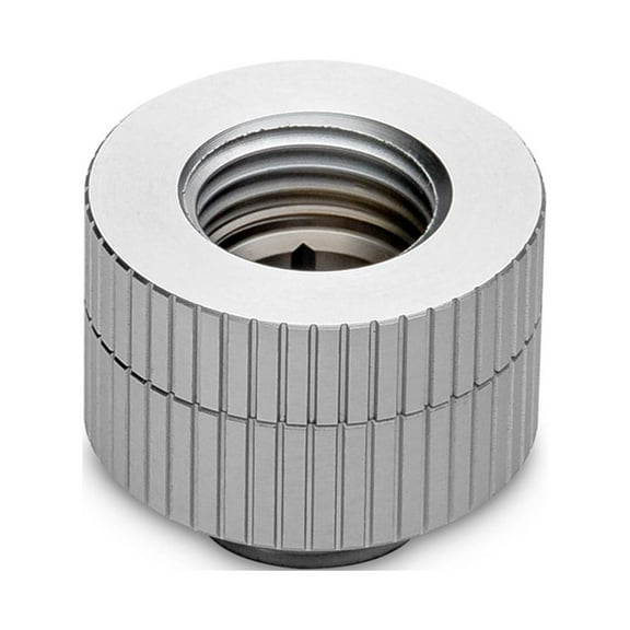 EKWB EK-Quantum Torque 14mm Rotary Male to Female Extender Fitting, Satin Titanium