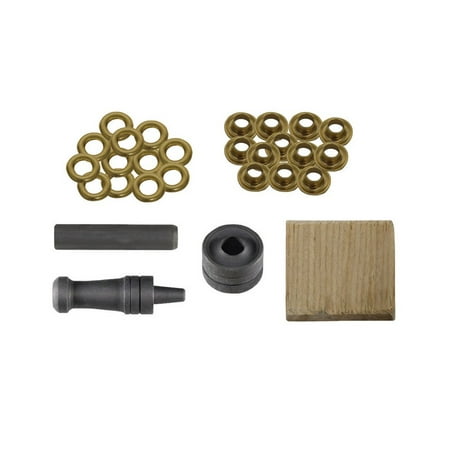 Brass Grips - GRIP 78993 Grommet Repair Kit, Brass, 27 Pieces