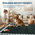 thumbnail image 3 of Washable 8x10' Area Rug – Soft Neutral Non Slip Large Rug with Rubber Back, Low Pile Stain Resistant – Modern Carpet for Living Room, Bedroom, Dining Room, Farmhouse, 3 of 8