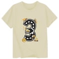 thumbnail image 3 of Girls Tops Tees & Shirts "Best Big Brother Ever" Letter Print Short Sleeve Crew Neck Casual Soft Polyester Tee For 2-13 Years Spring Summer Daily Wear, 3 of 3