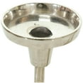 thumbnail image 5 of DecMode 3 Candle Silver Aluminum Metal Slim Candle Holder with Black Marble Base, Set of 3, 5 of 10