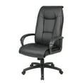 thumbnail image 5 of Boss Office Products LeatherPlus High Back Office Adjustable Executive Chair with Casters, Black, 5 of 9