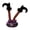 Purple, variant on Green Halloween Witch Legs Tabletop Decor Inverted Legs Centerpiece Spooky Witch Feet Prop For Party Scene Decoration Green Tone