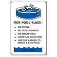 thumbnail image 2 of Poolmaster Above Ground "Pool Regulations" Sign for Residential or Commercial Swimming Pools, 2 of 3