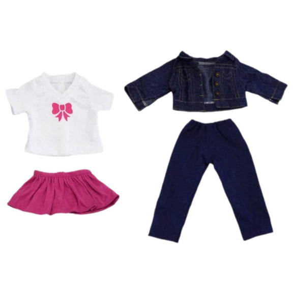 Clothes Set For 18Inch 43Cm Doll Toys Accessories Gift Clothes s C5A0