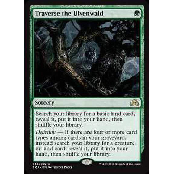 MtG Shadows Over Innistrad Rare Traverse the Ulvenwald #234