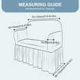 thumbnail image 4 of Stretch Sofa Couch Cover 1/2/3 Seat Non Slip Slipcover Protector Skirted Design, 4 of 8
