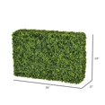 thumbnail image 3 of Vickerman Haie de Buis Vert Artificiel 36 Pouces L x 12 Pouces L x 24 Pouces H Résistante aux UV, 3 of 7