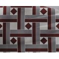 thumbnail image 4 of oneOone Georgette Viscose Fabric Diamond & Basketweave Geometric Print Fabric BTY 42 Inch Wide, 4 of 4